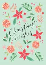 Illustrated Christmas Wishes Card  created by Sage and Hart