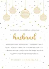 Christmas card for husband created by PMPrinted