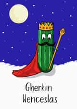 Good king Wenceslas Christmas card created by Maddy Bennett