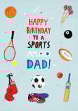 Happy Birthday to a sports mad Dad! created by Pencilface