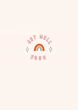 Rainbow Get Well Card created by Lately Studio