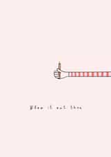 Blow It Out Then Birthday Candle Card created by Whippet & Gold