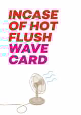 Happy Menopause Card created by Geordies Love Gin