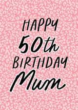 50th Birthday Card for Mum created by Sweetlove Press