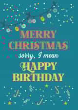 Christmas Day Birthday Card created by Poppy Lane