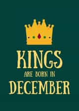 Male December Birthday Card created by SJdesigns