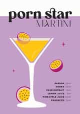 Porn Star Martini Cocktail Recipe created by vickie moore