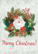 This fancy Christmas card will wish your loved ones a Marry Christmas 1000 created by krotovak