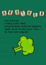 Funny Brother Definition Greetings Card created by SeariouslyCreative