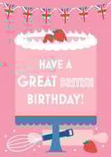 Bake Off Birthday Card created by Fifi Designs