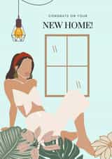 New Home Celebration Card created by É-STYLUXE STATIONARY