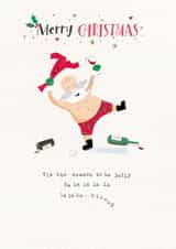 Drunk Santa created by cory reid