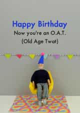 Birthday Old Age Twat created by Bold & Bright Cards