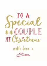 To a Special Couple at Christmas with love created by Katie Phythian Design