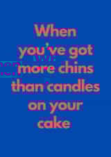 Cheeky birthday card created by Proper job studio