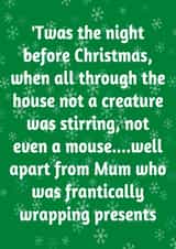 A perfect Christmas card for your Mum created by Made by Betty