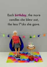 Birthday candles created by Bold & Bright Cards