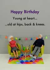 Young at heart Birthday created by Bold & Bright Cards