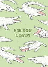 See You Later Alligator Card created by Bekka's Illustrations