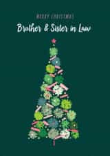 Contemporary - Christmas Tree - Brother and Sister In Law - In Laws - Pretty - Festive - Christmas Tree - Christmas Card created by Rebecca Prinn