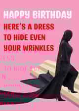 Kim Kardashian Met Gala Birthday Card created by Coffee Cup Studio