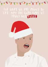 Gordon Ramsey Funny christmas Card created by Jamie Lindsay