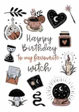 Happy birthday to my favourite witch  created by MillennialprintsCo