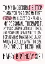 Happy birthday sis ! created by MillennialprintsCo