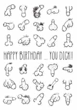 Happy Birthday Dicks created by Replay Prints