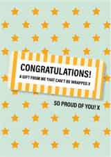 Congratulation card voucher! created by Notemans