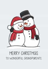 Merry Christmas to Wonderful Grandparents created by Creaternet