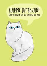 Spoiled Cat Happy Birthday created by Kitty Cats Joy