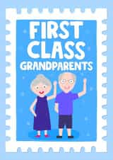 Happy Grandparents Day to our First Class Grandparents created by Ludicrous Prints