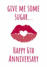 6th Anniversary - Sugar Lips created by A Bee's Designs