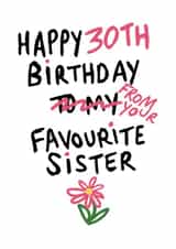 Happy 30th birthday sister created by Sew Last Summer