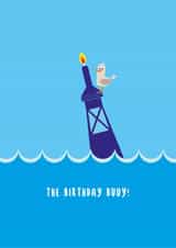 The Birthday Buoy Candle Card created by Sean Cullen