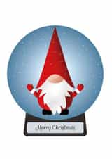 Christmas Globe Gnome created by Maria McGregor