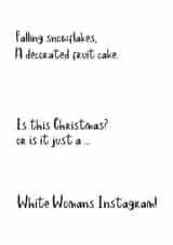 White woman’s Instagram at Christmas created by Peach Creativ