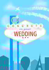 Las Vegas Wedding Card created by Lucy Aldebert