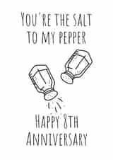 8th Anniversary - Salt Anniversary Eighth created by A Bee's Designs