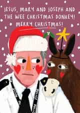 Jesus, Mary and Joseph and the Wee Christmas Donkey created by NICHOLA COWDERY ILLUSTRATIONS