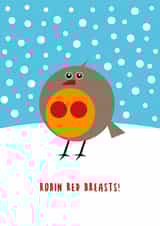 Cheeky Robin Christmas Card created by Sean Cullen