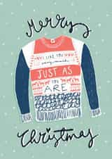 'Just As You Are' - Bridget Jones inspired Christmas Card created by Nicola Scott
