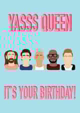 YASSS QUEEN IT'S YOUR BIRTHDAY created by Sassy Makes