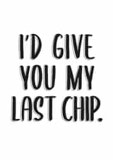 the last chip. created by THAT. design studio