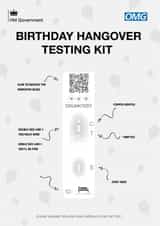 Birthday Hangover Testing Kit - Birthday Card created by Cards from Designers