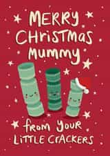 Cute Christmas Card for Mummy - from the kids - from your Little Crackers created by Tilly Bean Loves