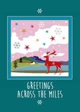Christmas winter greetings modern style created by Wicked Poppy Designs