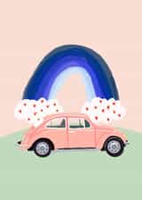 A Beetle over the Rainbow created by Alice Clarke