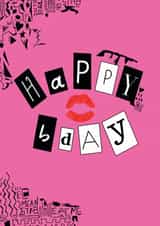 Fun Birthday Card - Burn Book - Mean Girls created by Jamie Lindsay